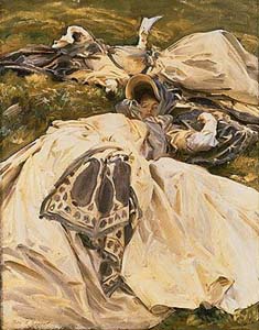 Two girls in white dresses - John Singer Sargent, 1910