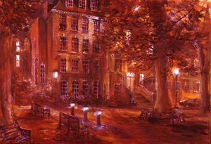 Red buildings di Xavier Pick