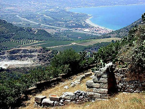 Panorama da Tindari sul golfo di Patti