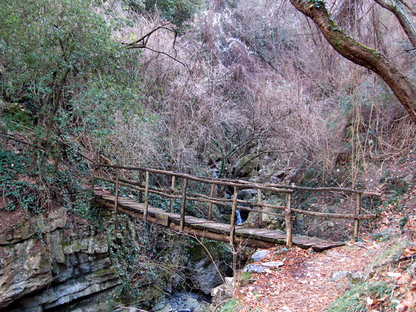 Il ponte sul rio Canate