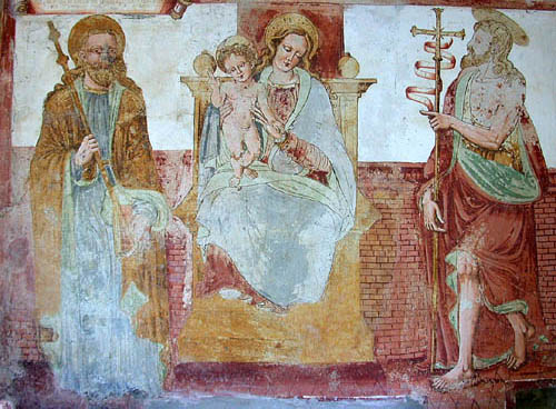 Affresco di Mareta