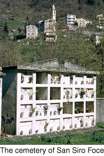 St. Siro Foce: the church and the cemetery 