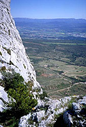 versante Sud della montagna Saint Victoire