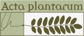 Acta plantarum